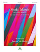 Modal March Handbell sheet music cover